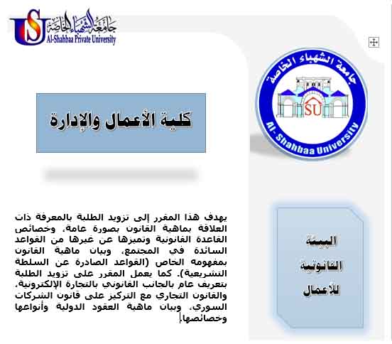 Legal environment for business